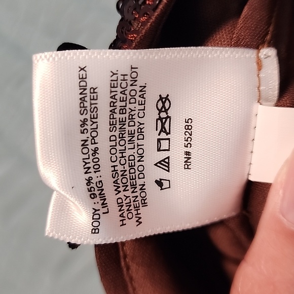 NWT Express High Waisted Sequin Pleated Cropped Pants in Rich Espresso - Small - Picture 6 of 8